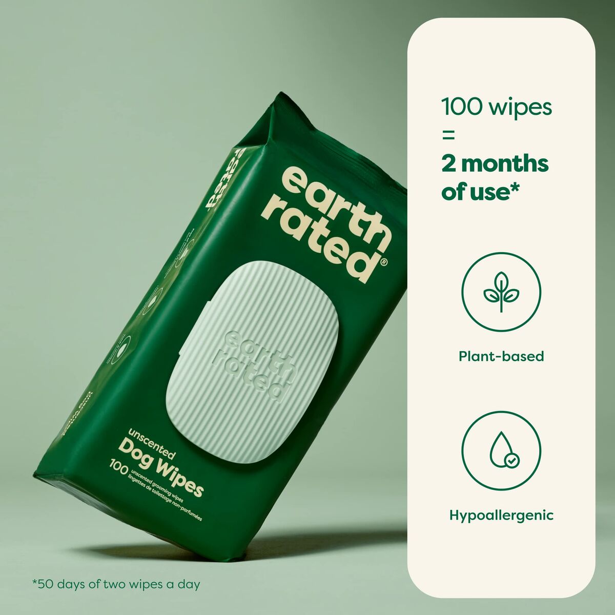Wipes Earth Rated 100 Units
