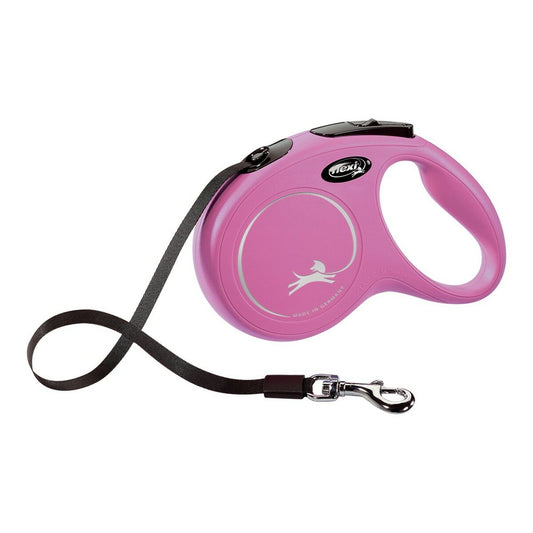 Dog Lead Flexi NEW CLASSIC 5m Pink Size S