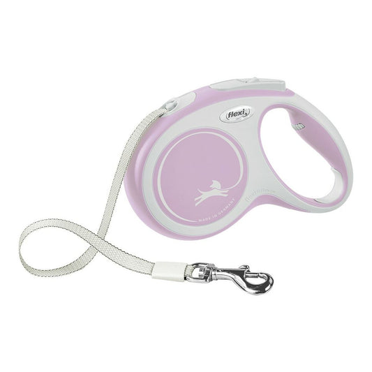 Dog Lead Flexi NEW COMFORT Pink Size M