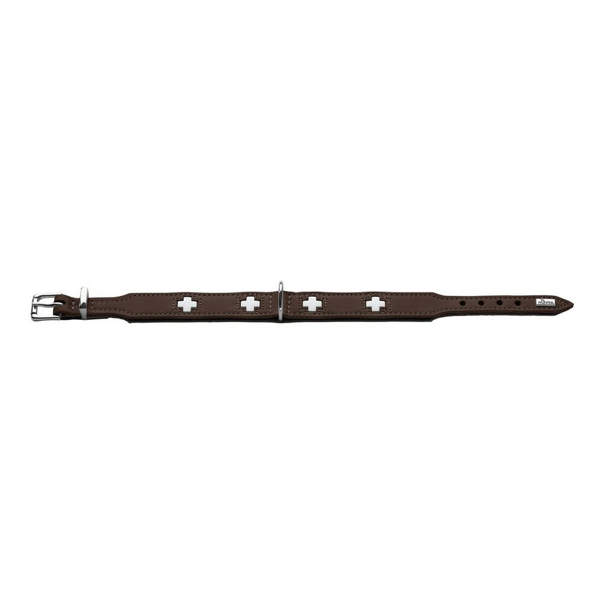Dog collar Hunter Swiss Negro, marrón (24-28.5 cm)