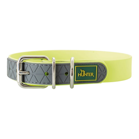 Dog collar Hunter Convenience Yellow (23-31 cm)