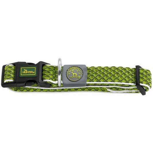 Dog collar Hunter Vario Plus Threads Size L Lime (40-60 cm)
