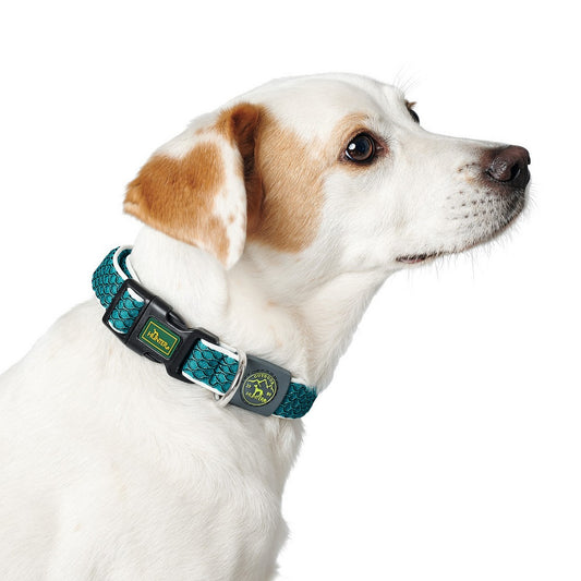 Dog collar Hunter Vario Basic Threads Brown Size S (30-43 cm)