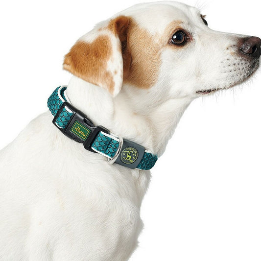 Dog collar Hunter Basic Thread Brown Size M (33-50 cm)