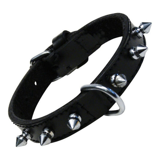 Dog collar Gloria Black Spikes (35 cm)