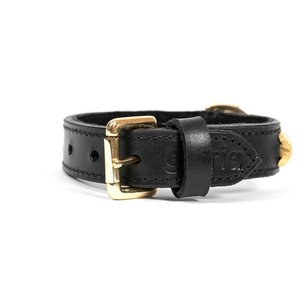 Dog collar Gloria Duna Black Golden (45 x 2.5 cm)