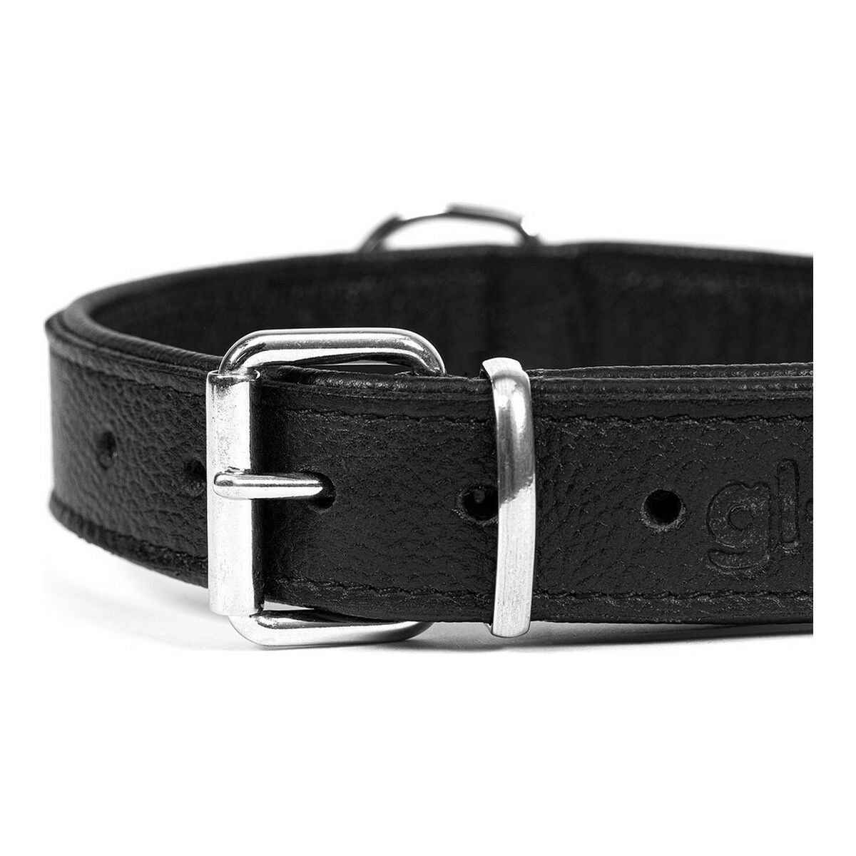 Dog collar Gloria Drymilled Black 40 cm (40 x 2 cm)