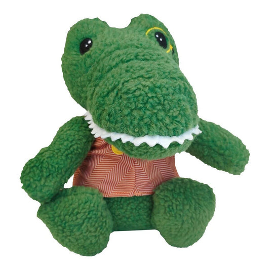 Soft toy for dogs Gloria Buky Crocodile 24 x 20 cm Green