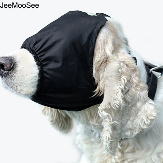 Dog Calming Cap Eye Mask Nylon Shading Pet Anxiety Mask Muzzle Dog Blindfold for Grooming Anti Car Sickness 23 JulyO2