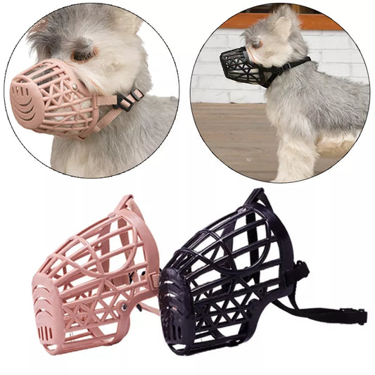 7 Sizes Pet Dog Anti Barking Muzzle for Small Medium Large Dogs Adjustable Mouth Mask Anti-Biting Training Toys Pets Accessories