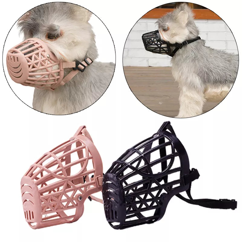 7 Sizes Pet Dog Anti Barking Muzzle for Small Medium Large Dogs Adjustable Mouth Mask Anti-Biting Training Toys Pets Accessories