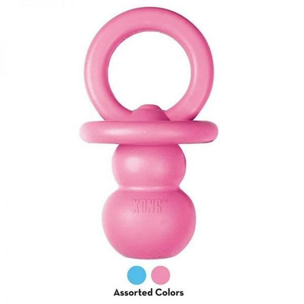 Dog Toy Puppy Binkie Natural Rubber Baby Pink - Kong