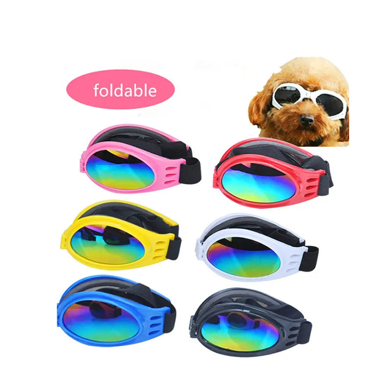17cm Foldable Pet Glasses Dog Goggles Sunglasses Summer Windproof Sunscreen Dogs Puppy Accessories Pet Supplies