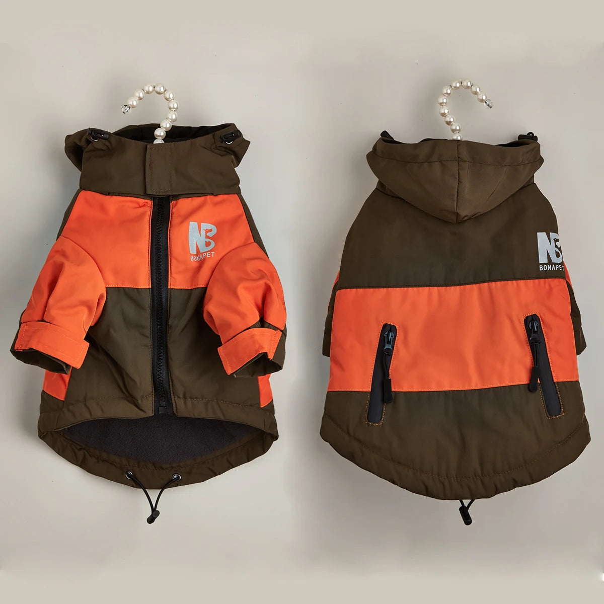 Winter Jacket Thickened Fleece Waterproof Raincoat Style