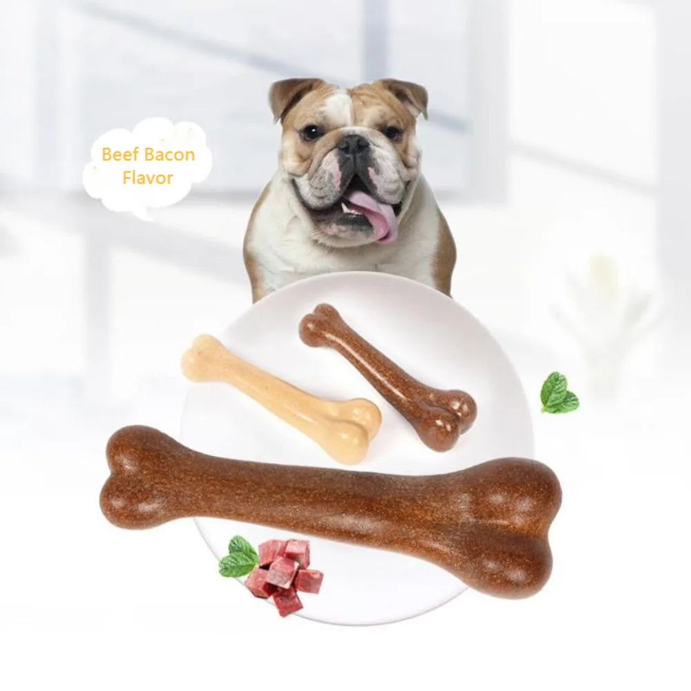 Bone Chewing Toy Nearly Indestructible Natural Non-Toxic Dental Care
