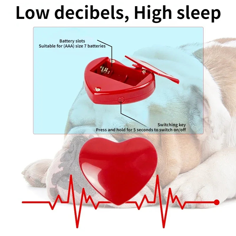 IFOYO Pet Heartbeat Puppy Behavioral Training Dog Plush Comfortable Snuggle Anxiety Relief Sleep Aid Doll Durable