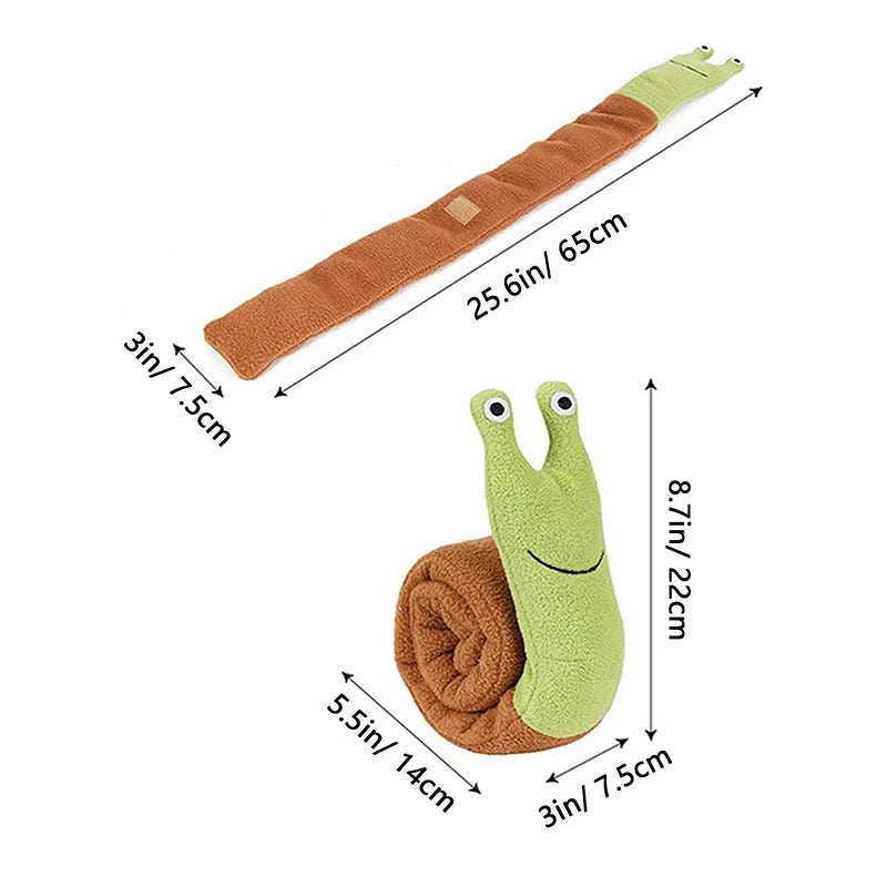 Destress Squeaky Sniff Snail Toy