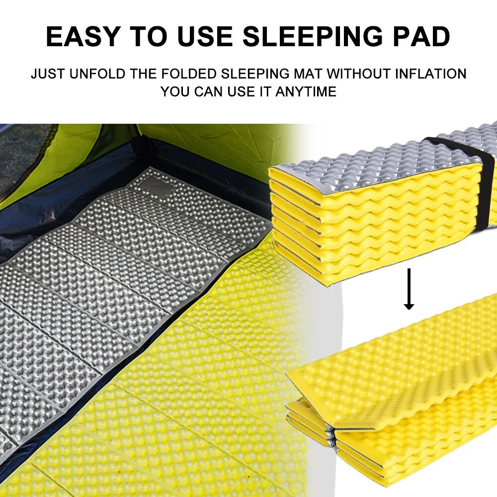 Widesea Camping Mat Portable Sleeping Pad Picnic Foam Bed Mattress Travel Trekking Equipment Blanket Waterproof Moistureproof