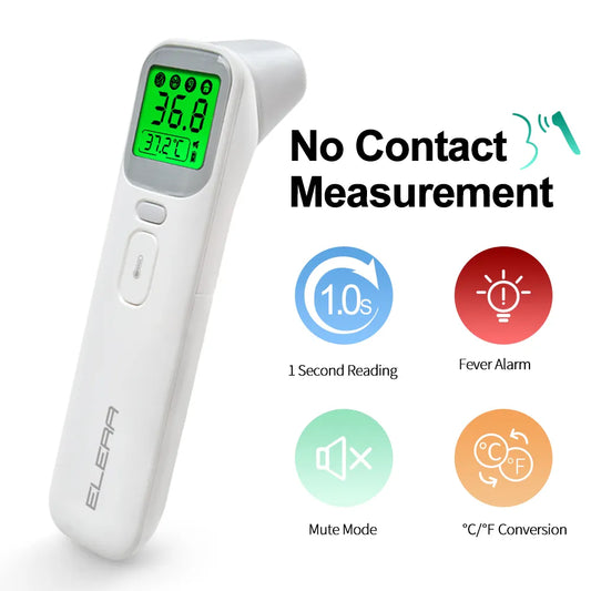 ELERA Infrared Digital Thermometer Forehead Ear Body Fever Termometre Multi-function Non-contact Temperature Measurement Device