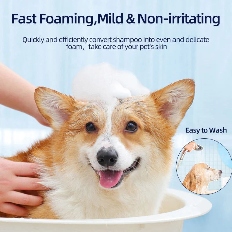 ROJECO Automatic Soap Dispenser Smart Bathroom Liquid Soap And Shampoo Making Foam Dog Shower Accessories