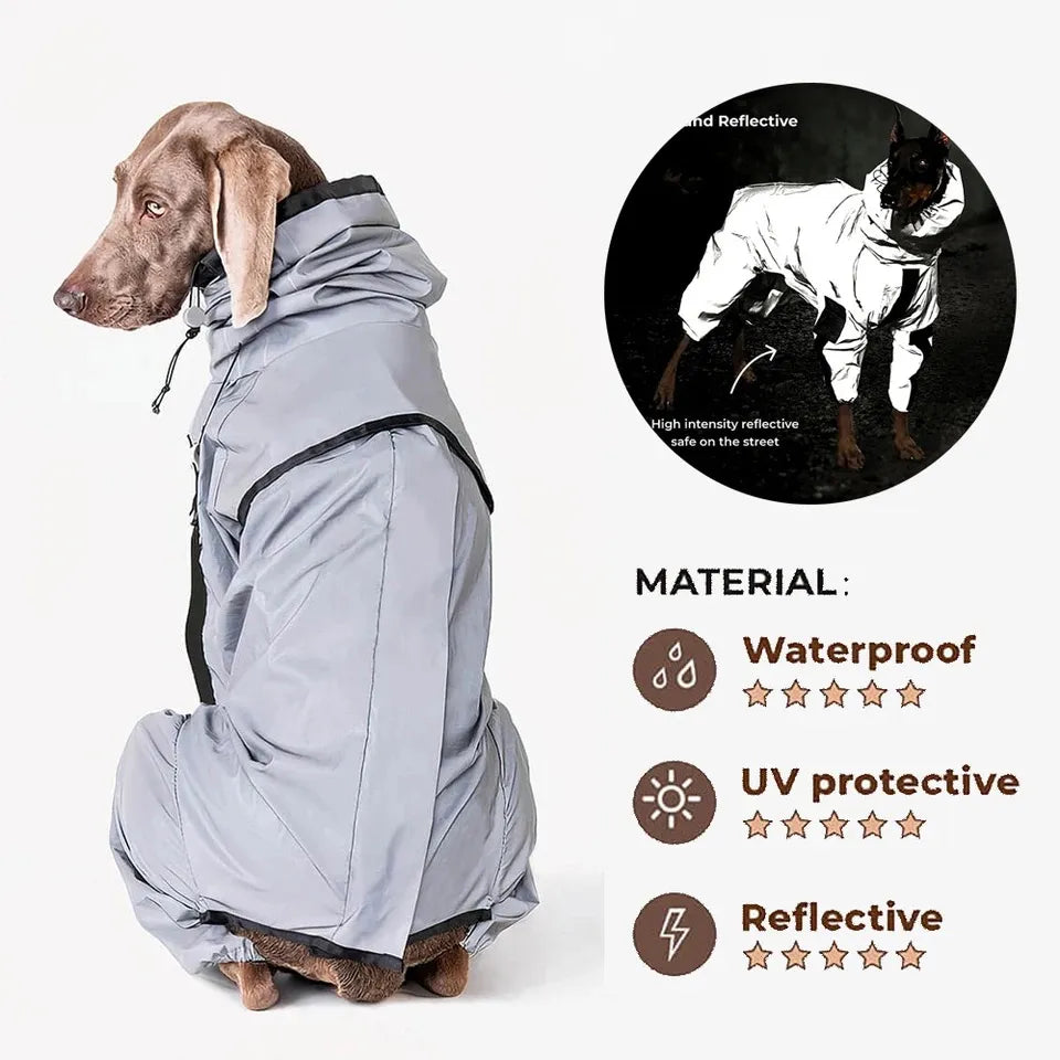 Reflective Jumpsuit Waterproof Raincoat