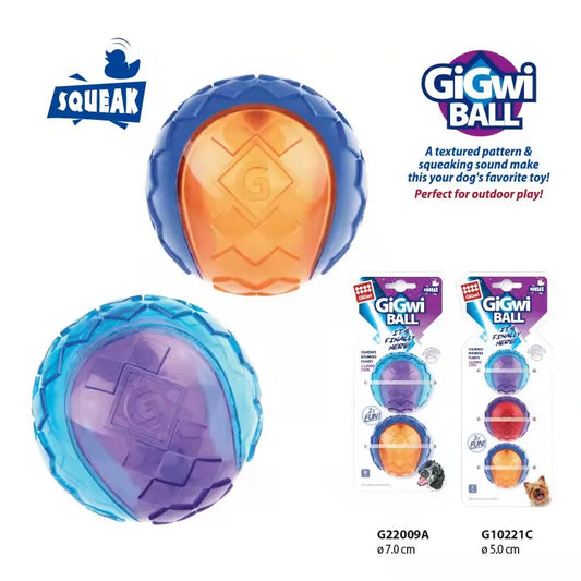 Gigwi Toy Squeaky Balls Bouncy & Interactive