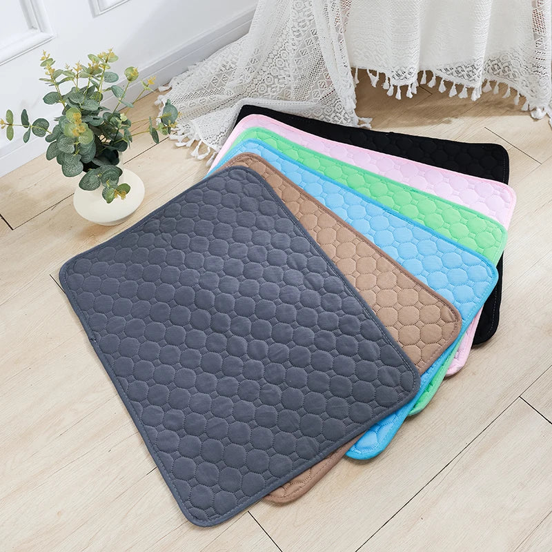 Reusable Dog Pee Pad Blanket Absorbent Diaper Washable Puppy Training Pad Pet Bed Urine Mat for Pet Car Seat Cover Pet Supplies