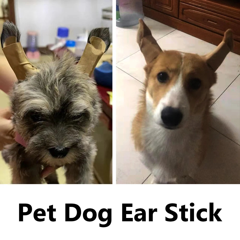 Practical Corrective Dog Ear Stickers Milk Calcium Herb Ear Standing Correction Breathable Care Tools for Doberman Corgi