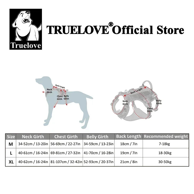Truelove Escape Proof Harness No Pull Soft Padded