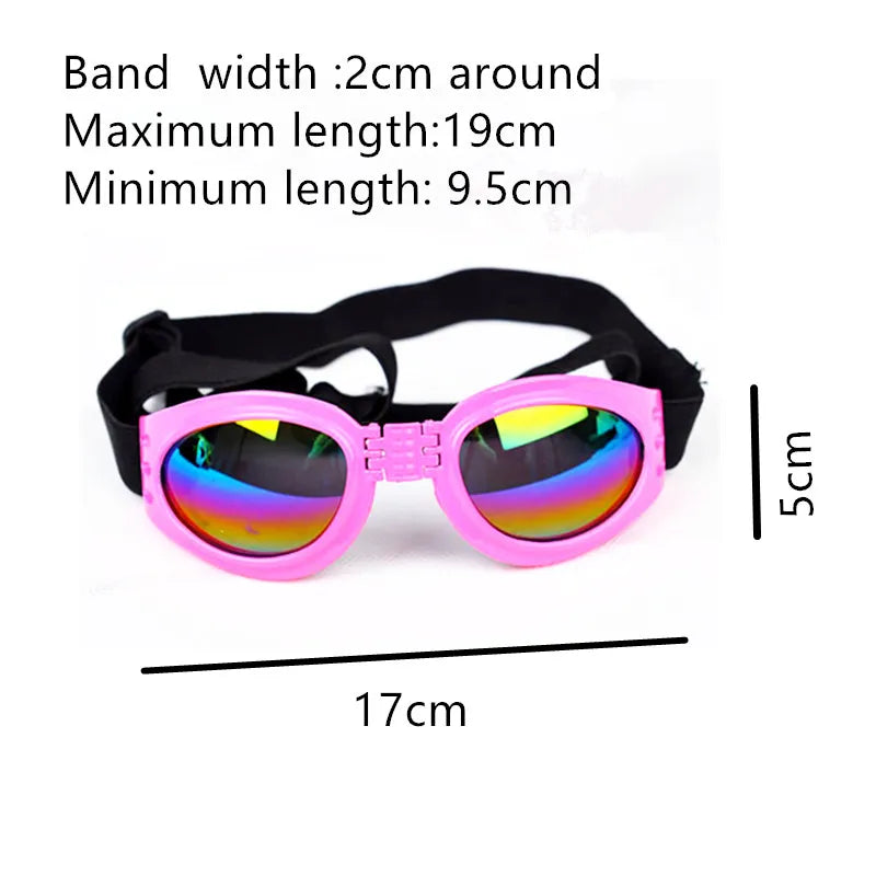 17cm Foldable Pet Glasses Dog Goggles Sunglasses Summer Windproof Sunscreen Dogs Puppy Accessories Pet Supplies