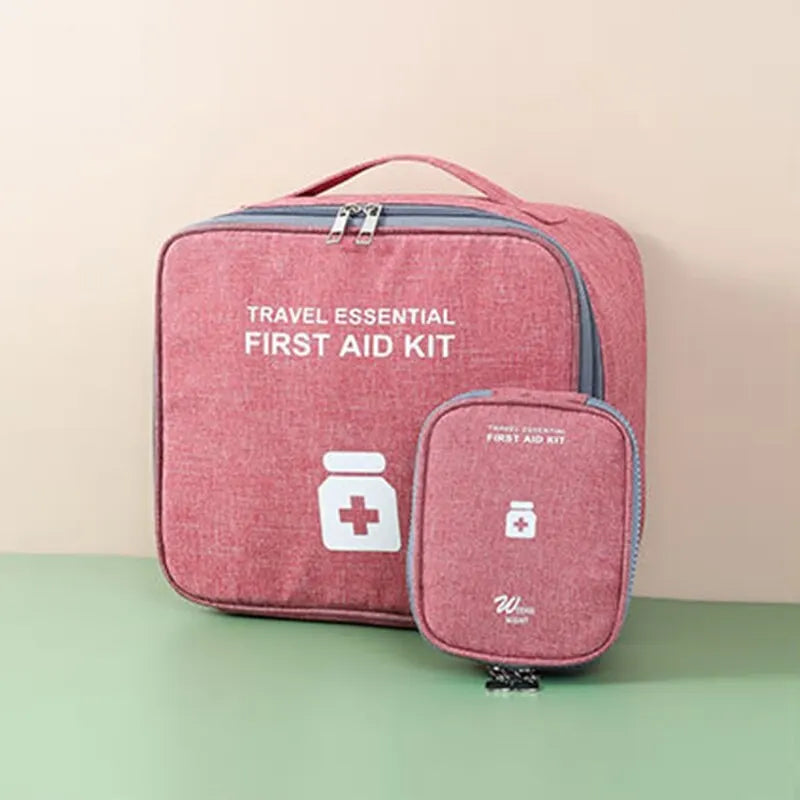 Family First Aid Kit Portable Outdoor Travel Storage Bag Household Large Capacity Layered Medicine Storage Bag