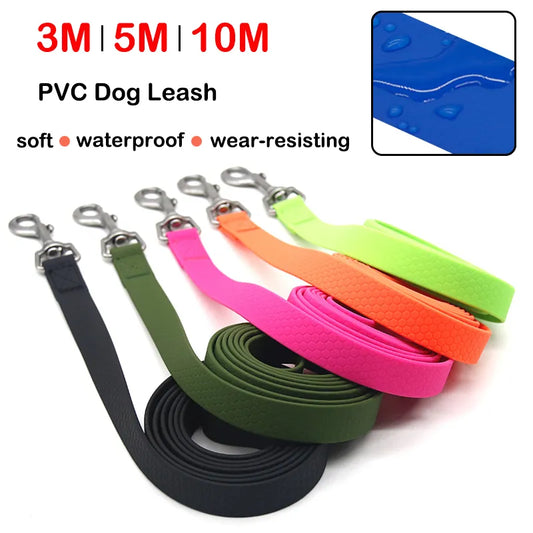 Long PVC Leash Waterproof