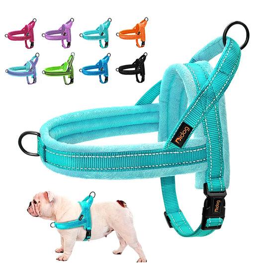 Bright Color Soft Padded Harness Quick Fit