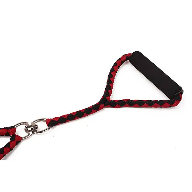 Double High-quality Traction Rope Leash For 2 Dogs