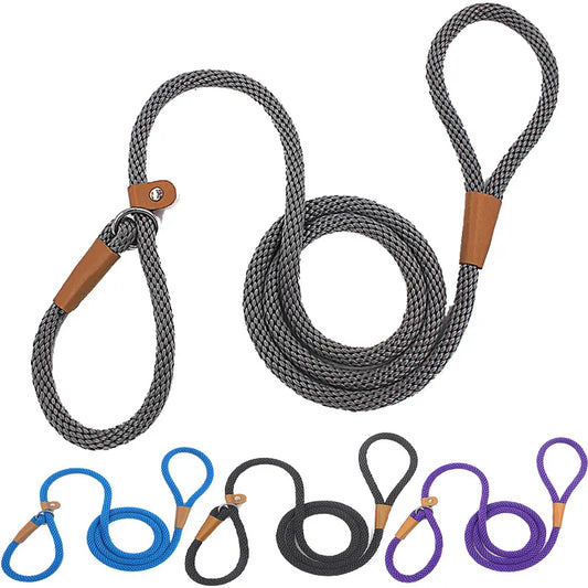 Slip Leash Heavy Duty Braided Rope Adjustable Loop