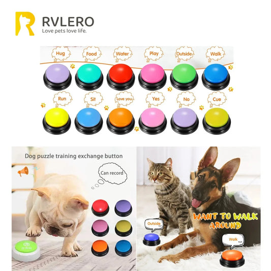 Communication Buttons Voice Recording Button for Training Buzzer 30 Second Record Playback Funny for Talking