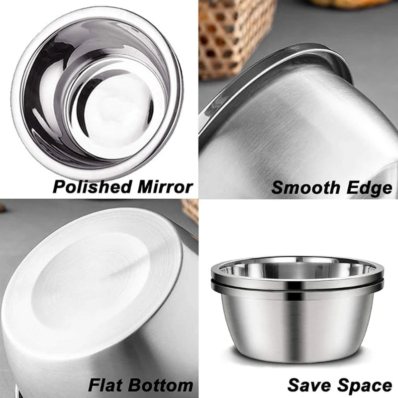Heavy Duty Stainless Steel Bowls