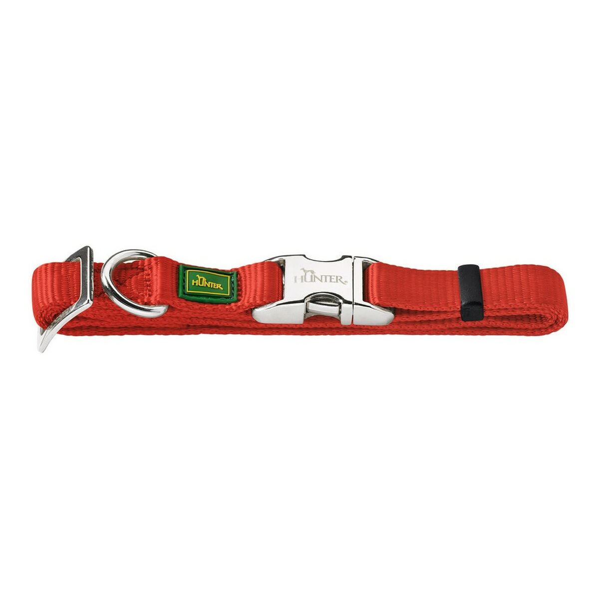 Hondenhalsband Hunter Basic Alu-Strong Rouge Maat L (45-65 cm)