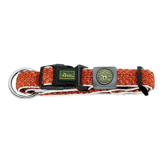 Hondenhalsband Hunter Plus Draad Oranje Orange Maat XS (45-70 cm)