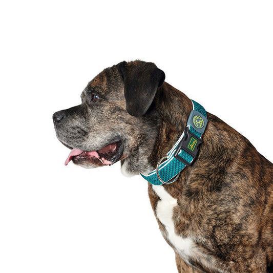 Hundehalsband Hunter Plus Thema Turquoise XL (45-70 cm)