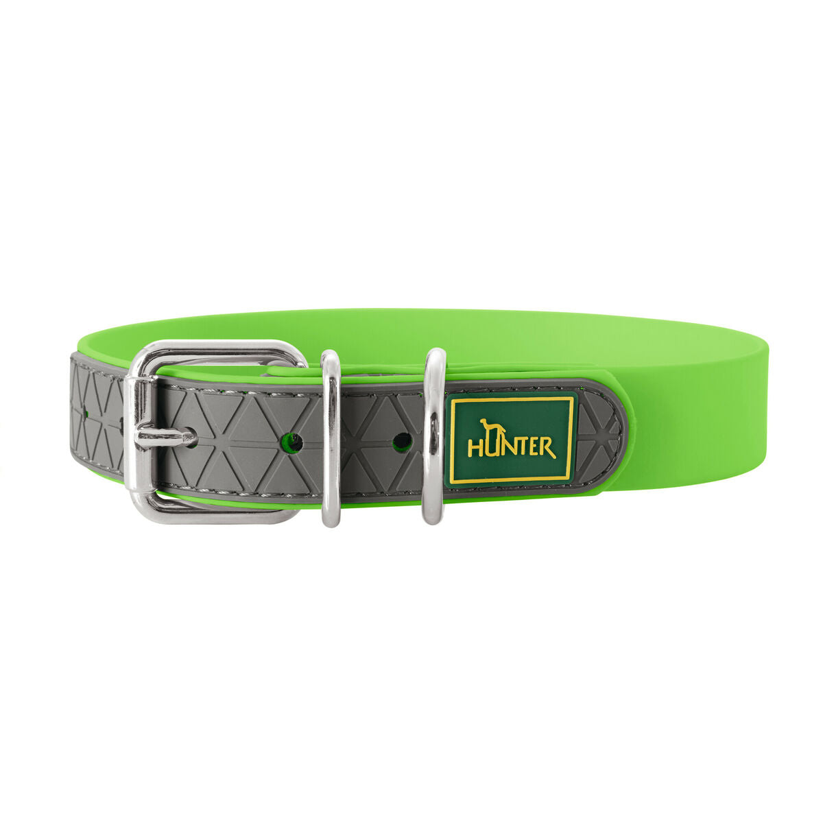 Dog collar Hunter Convenience 47-55 cm L Green