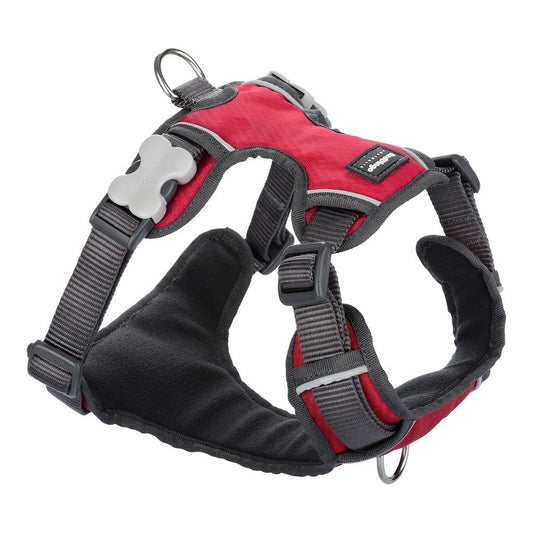 Dog Harness Red Dingo Padded Red S