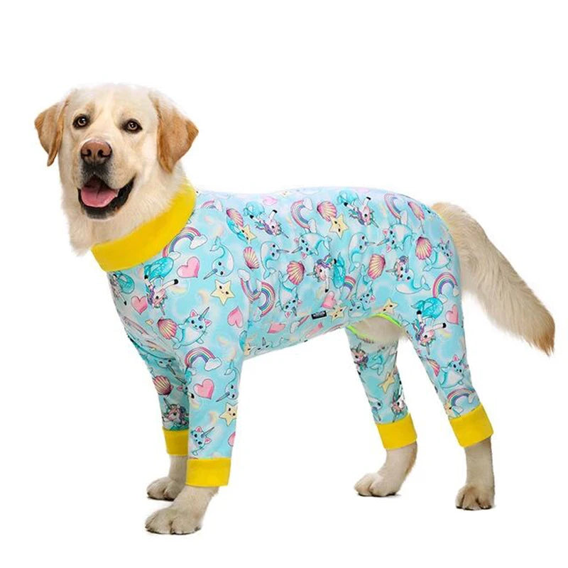 Dog Pyjamas Soft Cozy Jumpsuit Full Covered Belly Recovery Suit