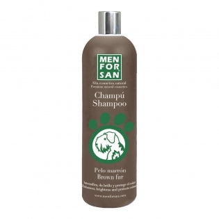 Shampoing Premium pour Chien Poils de Châtain 1 L- Menforsan 