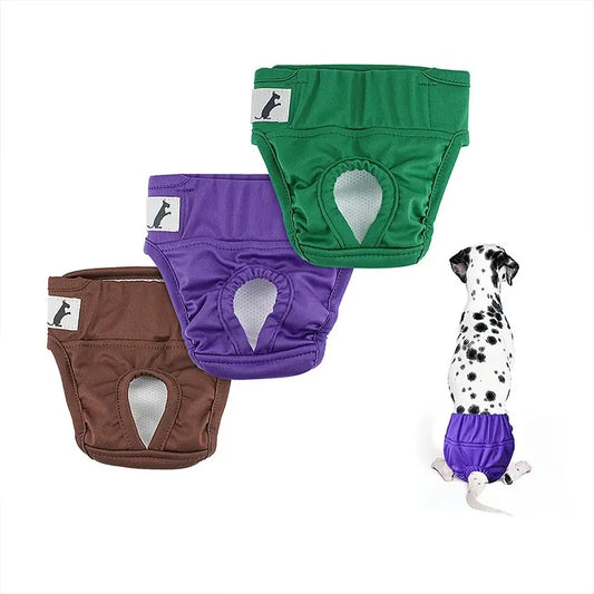 Hond Fysiologische Sanitaire Broek Sluiting Tape Comfortabel Lekvrij Wasbaar Herbruikbare Hond Luier Multi-size Hondenondergoed