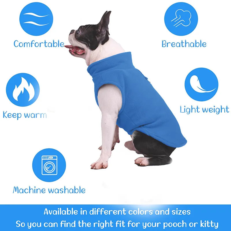 Soft Fleece Vest with Pull Ring