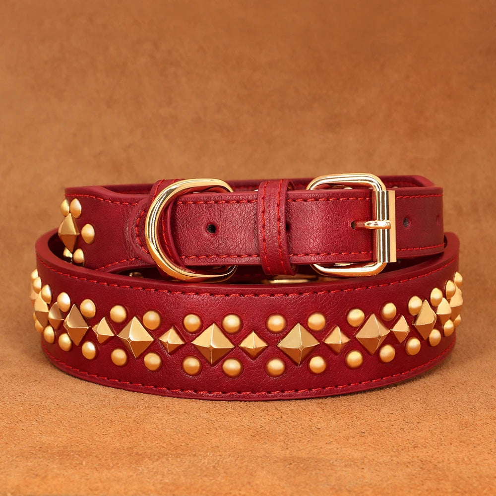Cool Spiked Studded Leather Collar