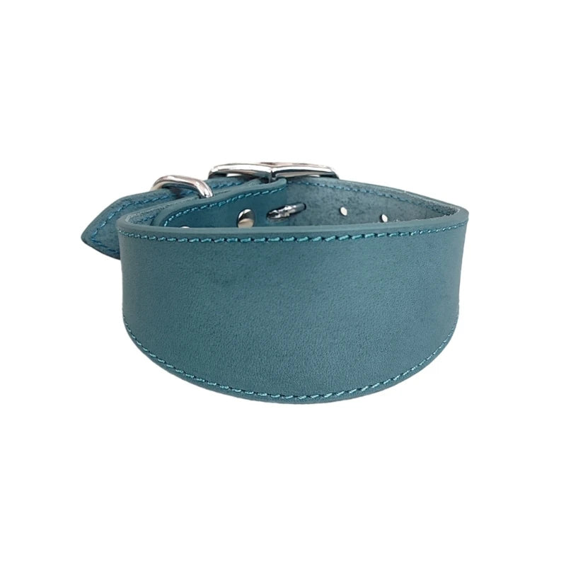 Comfy Wide Collar Genuine Leather