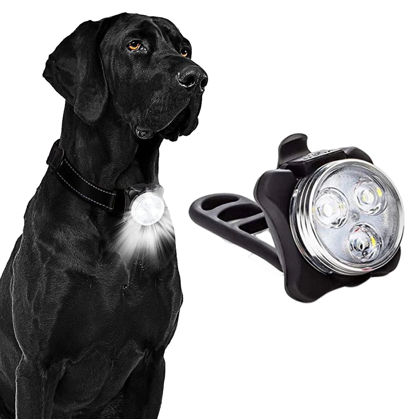 LED-halsband Licht Oplaadbaar Waterdicht Lichtgevende halsband Verstelbare hond Nachtlampje Hond Veiligheidsketting