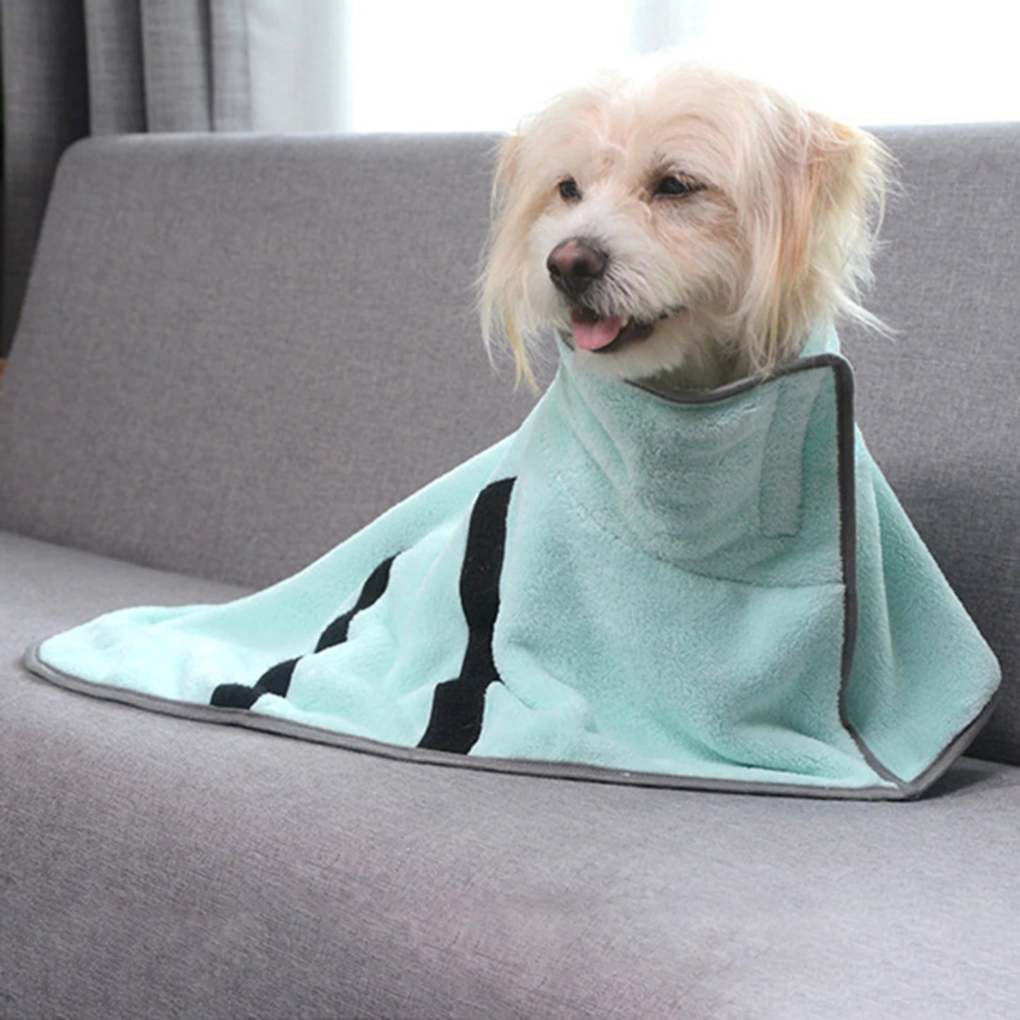 Hondenbadjas Microvezel sneldrogende handdoek